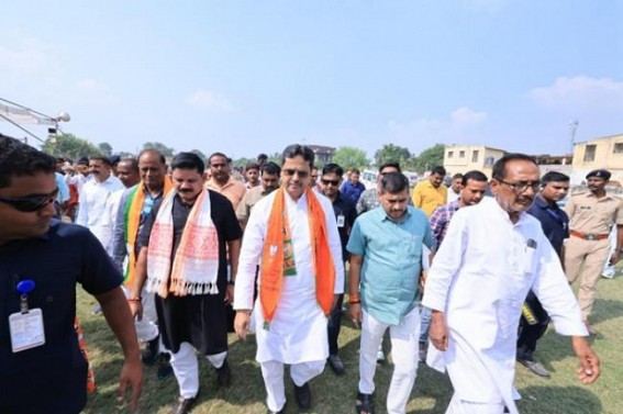 CM Manik Saha in Bihar Election campaigning for BJP. TIWN Pic Oct 18 CM Manik Saha in Bihar Election campaigning for BJP. TIWN Pic Oct 18